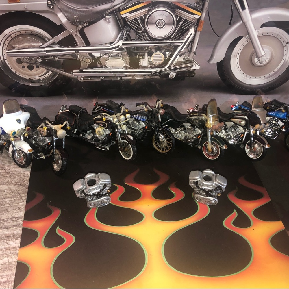 Vintage Harley Davidson Toy Motorcycle Collection Gem